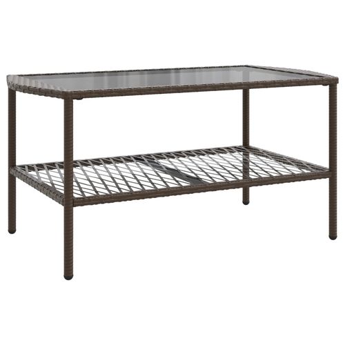 4-cz zestaw wypoczynkowy do ogrodu, poduszki, brązowy rattan PE na Arena.pl