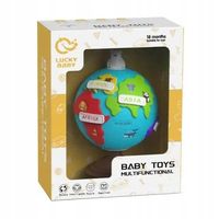 Interaktywny Globus Edukacyjny Lucky Baby Dla Dzieci od 18 miesięcy