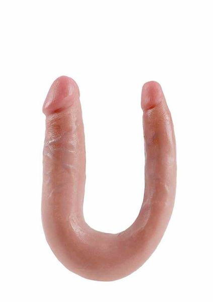 Dildo Dwustronne Double Trouble 13Cm Cieliste zdjęcie 1