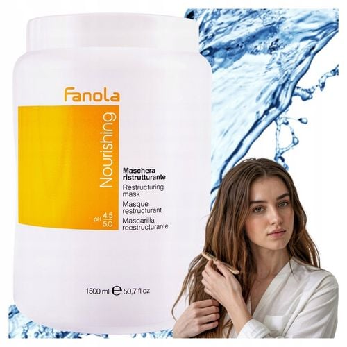 Maska do Włosów Suchych Łamliwych po Zabiegach FANOLA NOURISHING 1500ML na Arena.pl