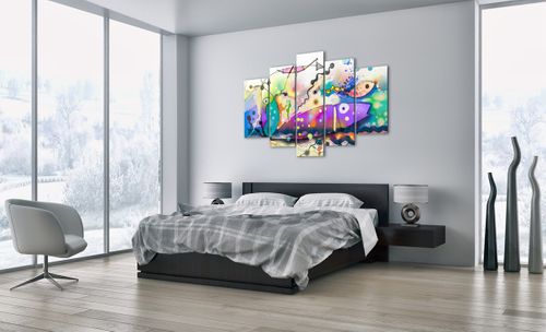 Obraz Na Płótnie - Ryby Pastele  - 150X100 Cm - Ea150X100-4096 na Arena.pl