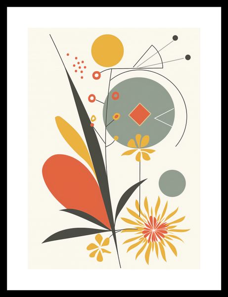 Plakat 25x35cm Geometryczny Ogród zdjęcie 3