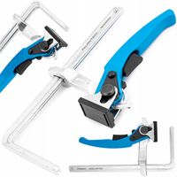 ŚCISK STOLARSKI DŹWIGNIOWY ZACISK UCHWYT DO SZYNY ODKUWANY 160 x 60mm