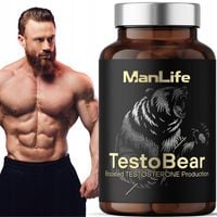 Tabletki na TESTOSTERON Naturalny Booster TESTOSTERONU | ManLife TestoBear