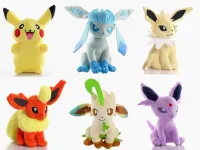 ZESTAW6x POKEMON MASKOTKA PLUSZOWA PLUSZAK 28cm