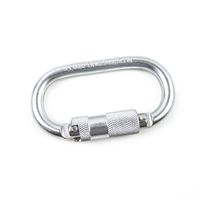 Zatrzaśnik automatyczny Gekko - karabinek stalowy z blokadą typu TWIST