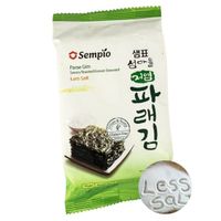 Nori algi prażone suszone Parae Gim mniej soli koreańska przekąska 5 listków 20g