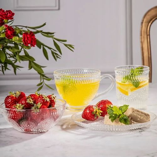 Talerzyki deserowe Talerze do ciasta Altom Design Daisy 17 cm Zestaw 6 szt na Arena.pl