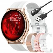 SMARTWATCH DAMSKI ZEGAREK ODBIERANIE POŁĄCZEŃ MENU POLSKIE ROZMOWY SPORT