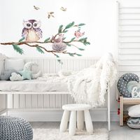 Naklejka Gałąź z sową DK316