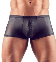 Czarne bokserki z zamkiem błyskawicznym M