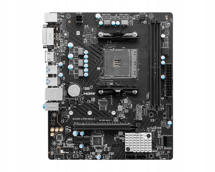Płyta główna MSI B450M-A PRO MAX II zdjęcie 2