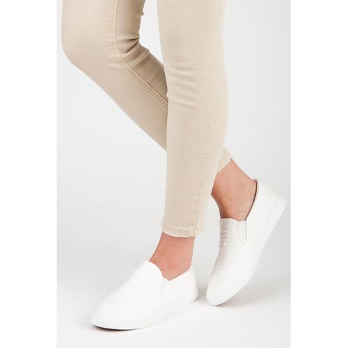 Białe trampki slip on r.37 na Arena.pl