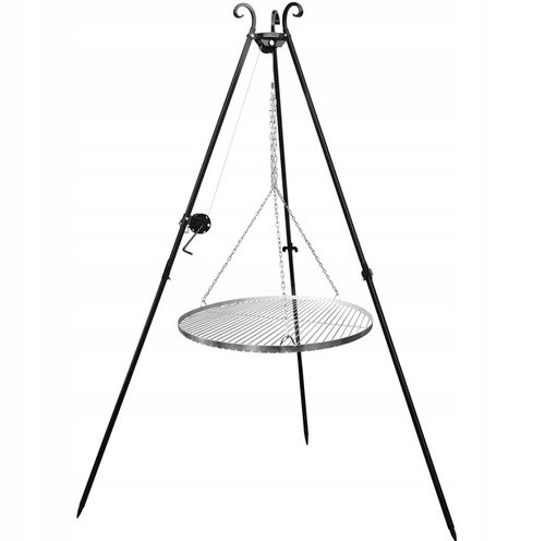 GRILL TRÓJNÓG OGNISKOWY FI 70 CM RUSZT NAD OGNISKO na Arena.pl