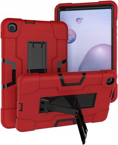 Pancerne Etui z Podstawką do Samsung Galaxy Tab A 8.4 2020 Czerwone na Arena.pl