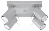PLAFON RING 4PŁ LAMPA SUFITOWA SOLLUX SL.0452