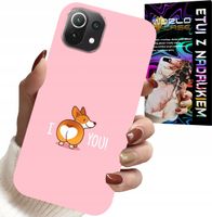 ETUI DO XIAOMI MI 11 LITE - ŚMIESZNE WZORY I LOVE YOU PIESEK OBUDOWA