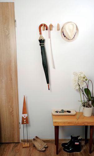 Wieszak Scienny Pojedynczy Drewniany do Pokoju Przedpokoju Kurtki Rustykaln na Arena.pl