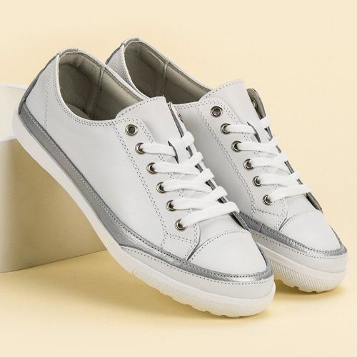 Białe Skórzane Trampki r.41 na Arena.pl