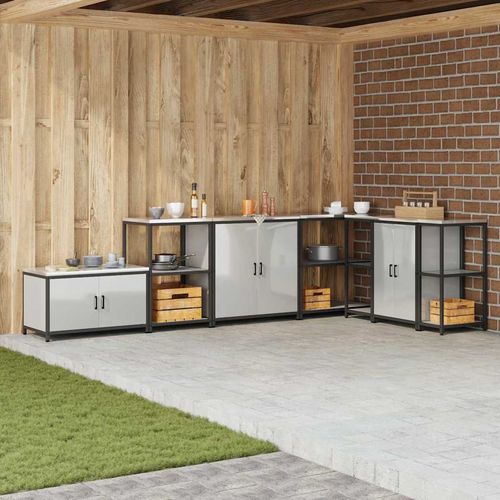 Półka do przechowywania w kuchni Srebrny Stal ocynkowana na Arena.pl