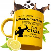 Złoty Kubek Premium Dla Konsultanta Prezent Z Nadrukiem Ze Zdjęciem