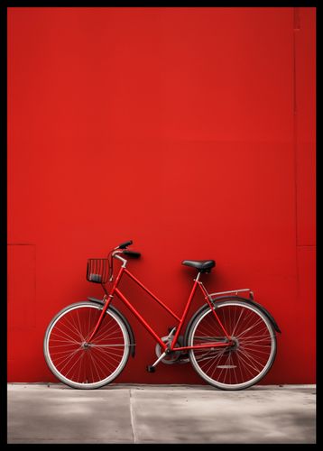 Plakat 42x59,4cm Czerwony Rower na Arena.pl
