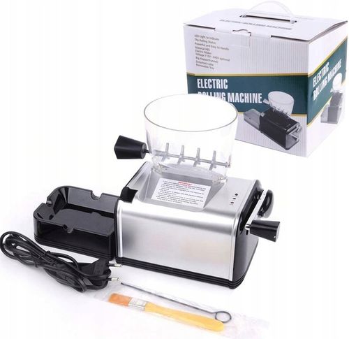 Elektryczna Nabijarka do Papierosów Tłokowa Maszynka Automatyczna Tytoniu na Arena.pl