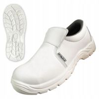 Półbuty robocze Buty białe do PRACY Z PODNOSKIEM BHP obuwie ochronne r.44