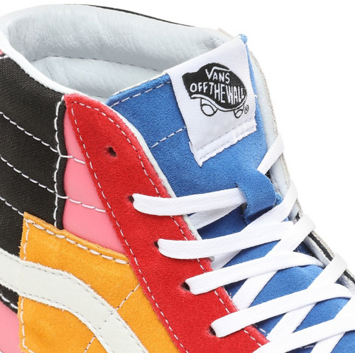 TRAMPKI VANS  SK8-HI VMF PATCHWORK MULTI/TRUE WHITE (VN0A38GEVMF1) 38 PATCHWORK MULTI/TRUE WHITE na Arena.pl