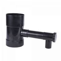 Zbieracz wody deszczowej 90 mm z zaworem BRADAS antracyt IBCLZ1-090-DGY