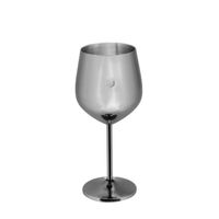 Kieliszek do wina Berlinger Haus STEEL szary metalowy 550 ml 2 szt.