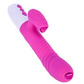 wibrator silicone vibrator usb 7 function and thrusting function /