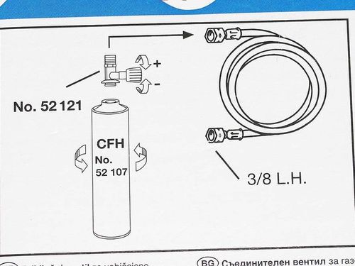 Redukcja do Napełniania Kartuszy 7/16 - 3/8 Propan na Arena.pl