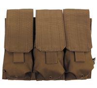 Potrójne etui na magazynki "MOLLE" coyote tan
