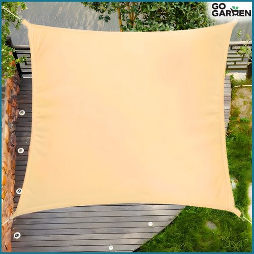 Żagiel markiza na taras balkon daszek przeciwsłoneczny UV słońce beżowy 4x3 na Arena.pl