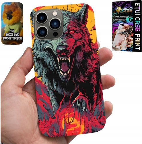 ETUI DO IPHONE 13 PRO - WILK WILKI WATAHA SUPER WZORY CASE + SZKŁO na Arena.pl