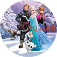 Opłatek na tort KRAINA LODU FROZEN Elsa Anna Postać Bajka Tekst Gratis