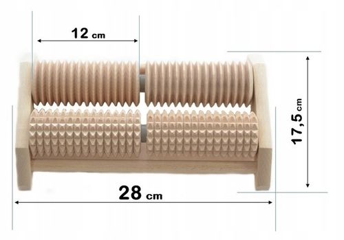 Masażer Receptor Drewniany do Stóp Ruchomy PL na Arena.pl