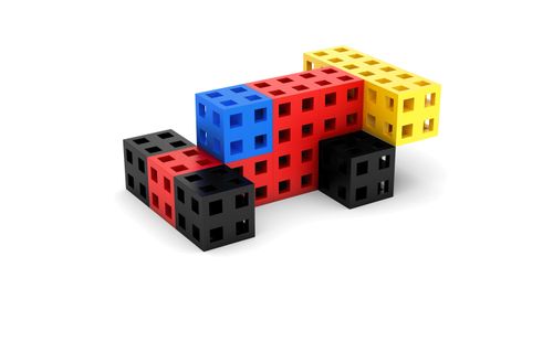 klocki konstrukcyjne Cube 50 szt. na Arena.pl