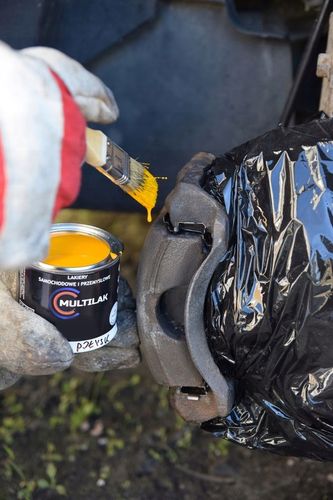 Farba lakier do zacisków hamulcowych RAL 7015 mat na Arena.pl