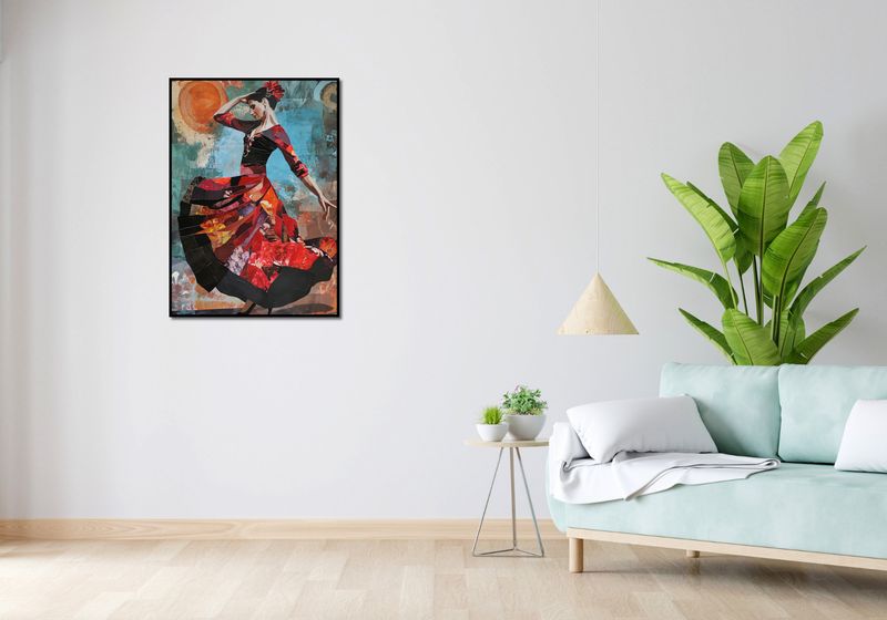 Plakat 64x90cm Taniec Flamenco zdjęcie 4