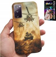 ETUI DO SAMSUNG GALAXY S20 FE - HELIKOPTER WOJSKOWY CZOŁG MILITARIA CASE