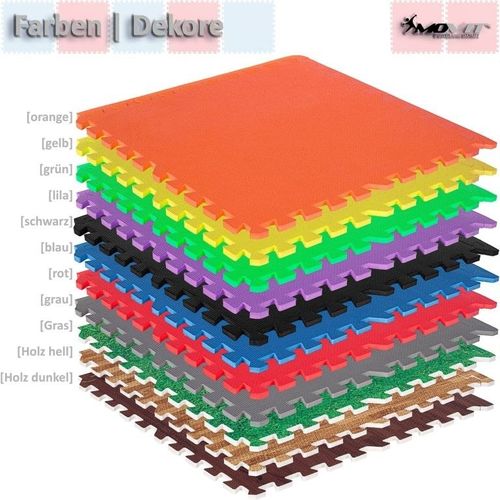 MOVIT Zestaw podkładek ochronnych, czerwony, 3 m² na Arena.pl