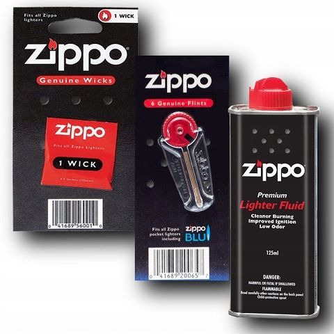 ZIPPO ZESTAW ORYGINALNY - BENZYNA + KNOT + KAMIENIE Akcesoria na Arena.pl