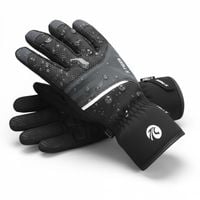 Rękawice Rowerowe Ocieplane Zimowe Żelowe Amortyzujące WIATROSZCZELNE