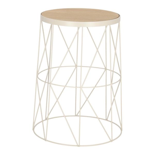 Stolik Rack okrągły biały zdjęcie 2