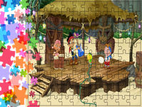 Puzzle tradycyjne Jake - Piraci z Nibylandii