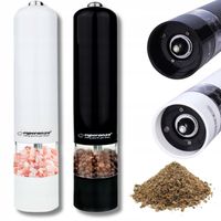 MŁYNEK ELEKTRYCZNY DO PIEPRZU I SOLI LED ZESTAW 2SZT