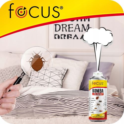 BOMBA NA PLUSKWY MEGA MOCNA DYMNA GRANAT FOGGER ŚRODEK NA OWADY FOCUS na Arena.pl