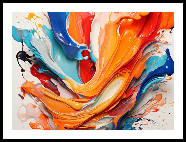 Plakat 55x40cm Taneczne Fale zdjęcie 3